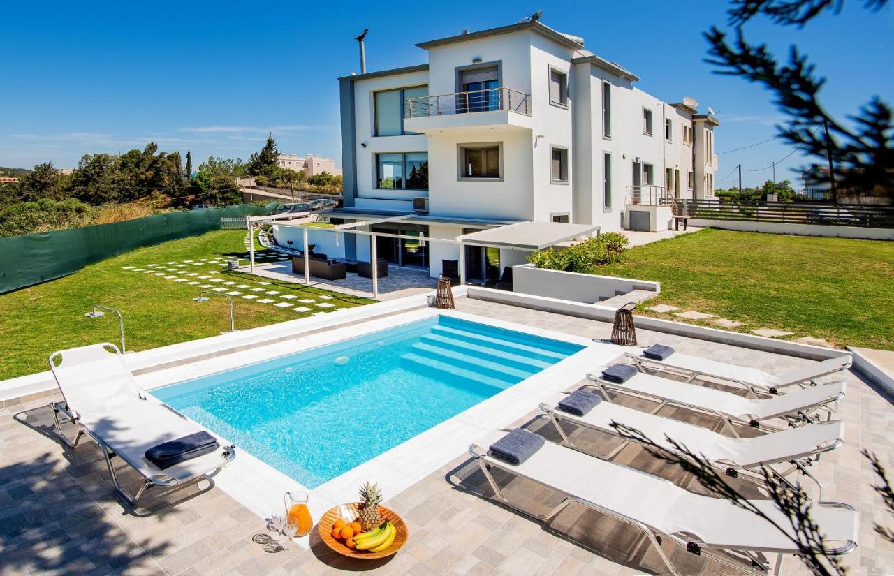 Dias Luxury Villa Koskinou  Bagian luar foto