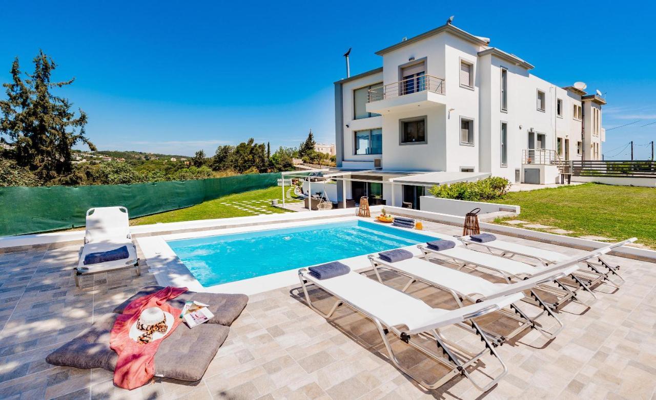 Dias Luxury Villa Koskinou  Bagian luar foto