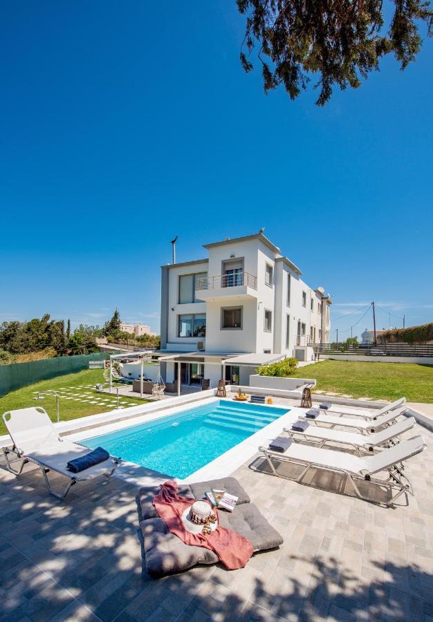 Dias Luxury Villa Koskinou  Bagian luar foto