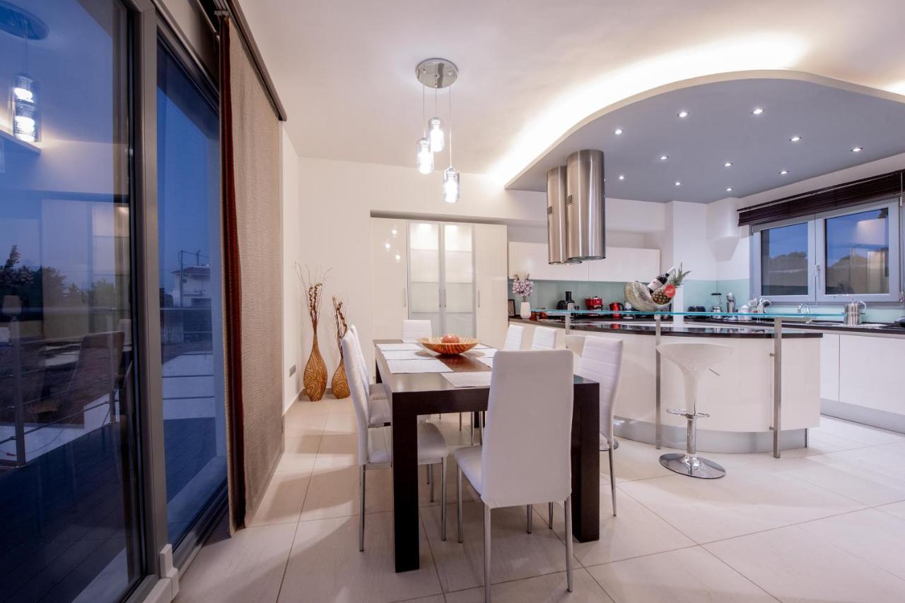 Dias Luxury Villa Koskinou  Bagian luar foto