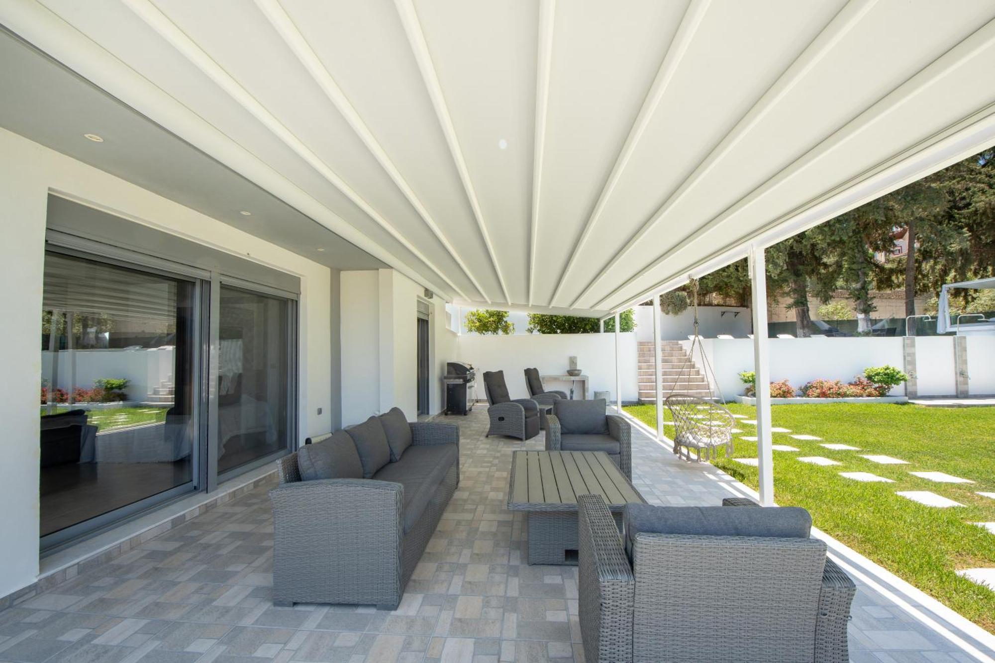 Dias Luxury Villa Koskinou  Bagian luar foto