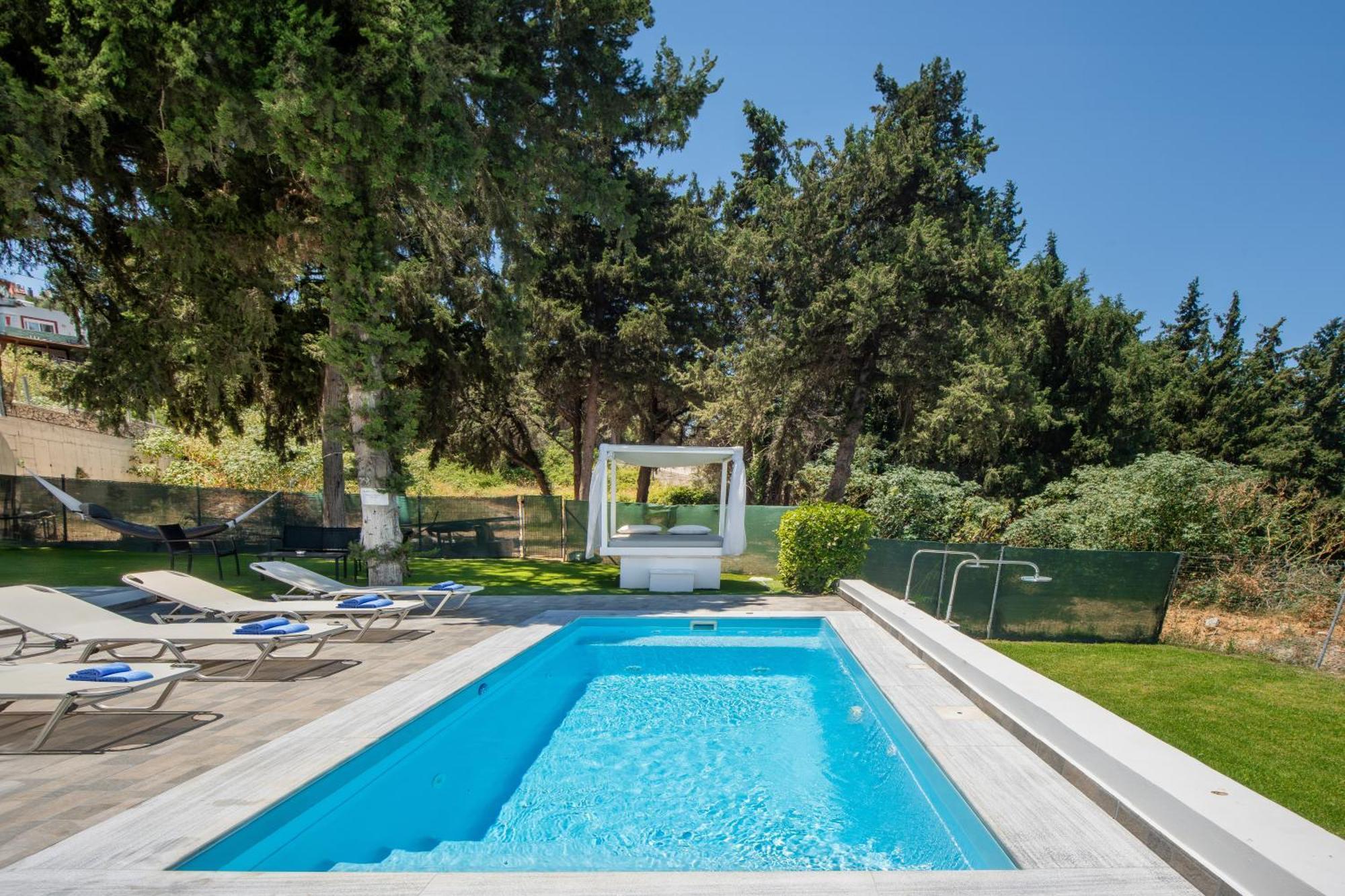 Dias Luxury Villa Koskinou  Bagian luar foto