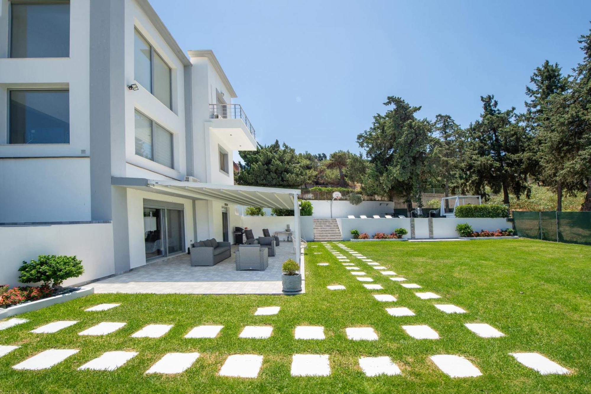 Dias Luxury Villa Koskinou  Bagian luar foto